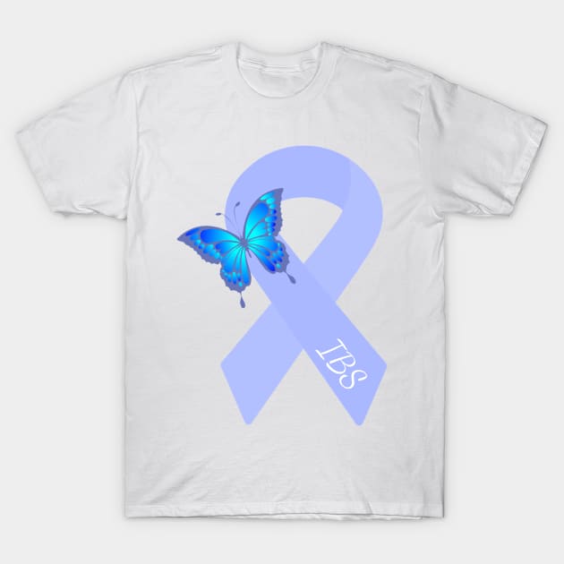 IBS Butterfly awareness ribbon T-Shirt by LukjanovArt